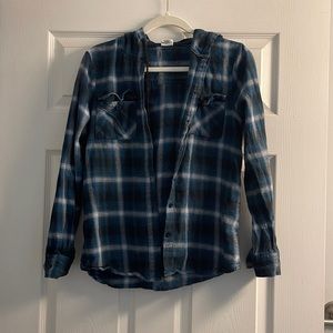 Hooded flannel